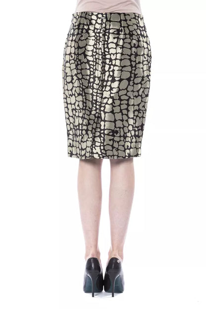 Jupe femme BYBLOS en viscose dorée