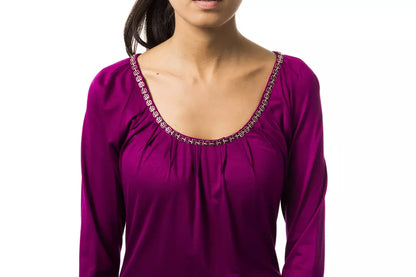T-shirt femme en viscose violet BYBLOS