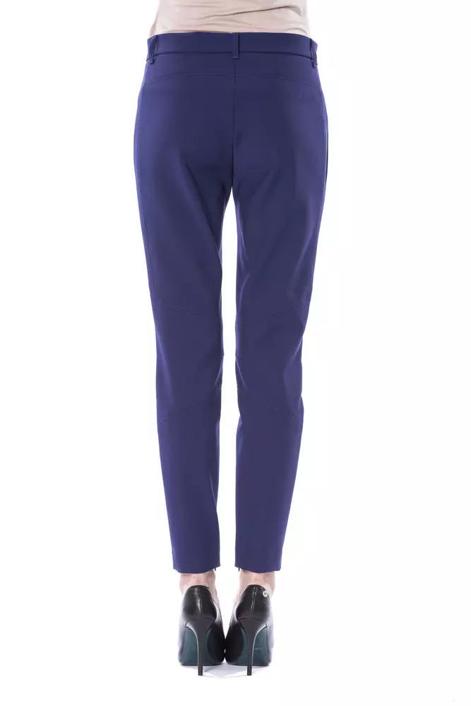 BYBLOS Blue Polyester Women Pants by BYBLOS