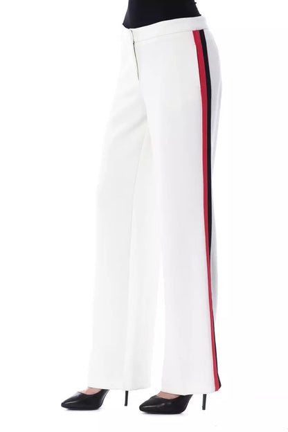 BYBLOS White Polyester Women's Pant by BYBLOS