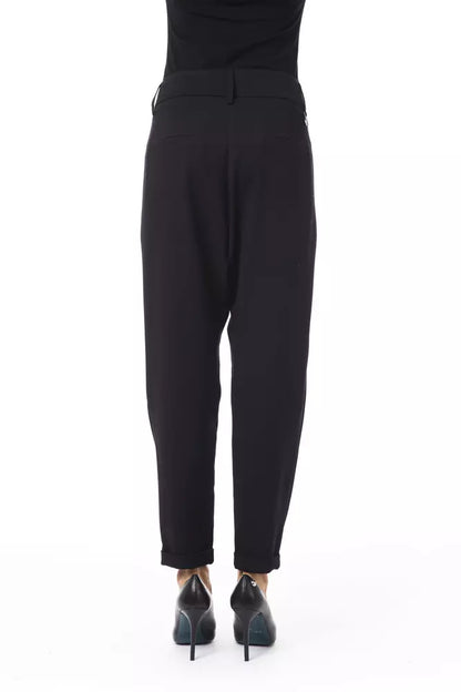 BYBLOS Black Polyester Women Pant by BYBLOS