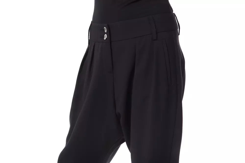 BYBLOS Black Polyester Women Pant by BYBLOS
