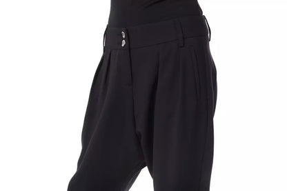 BYBLOS Black Polyester Women Pant by BYBLOS