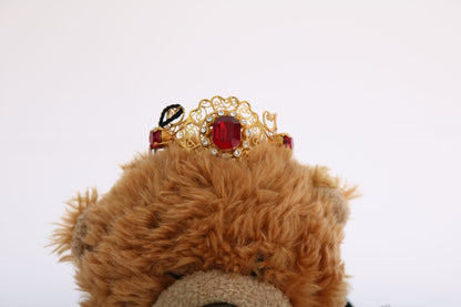 Serre-tête couronne de cristal Teddy Bear de Dolce &amp; Gabbana
