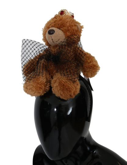 Serre-tête couronne de cristal Teddy Bear de Dolce &amp; Gabbana