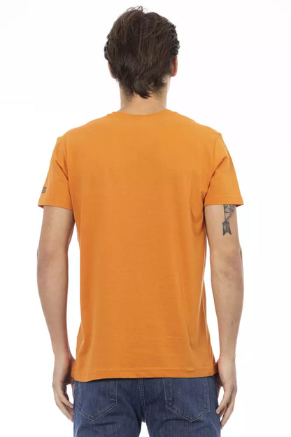 T-shirt Trussardi Action en coton orange pour homme