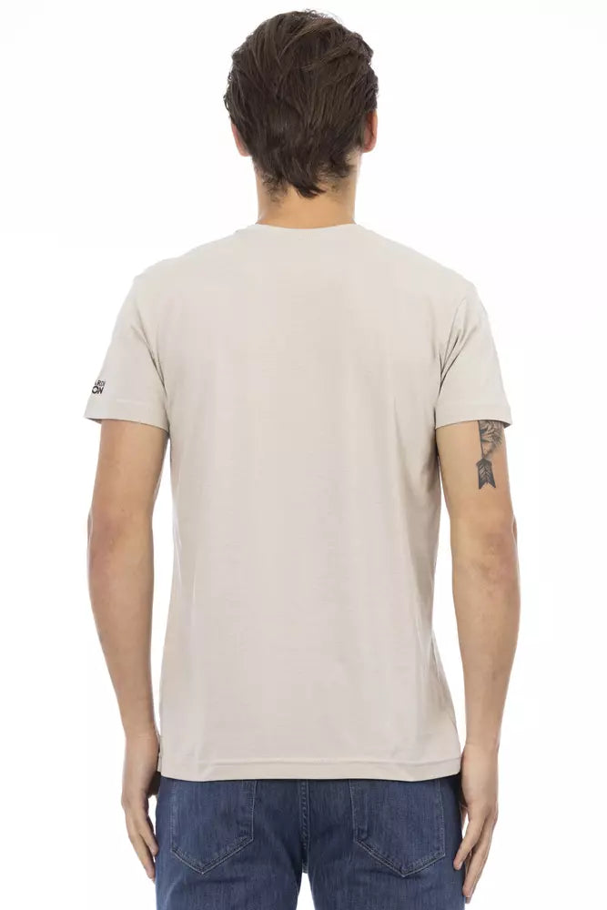 T-shirt Trussardi Action en coton beige pour homme