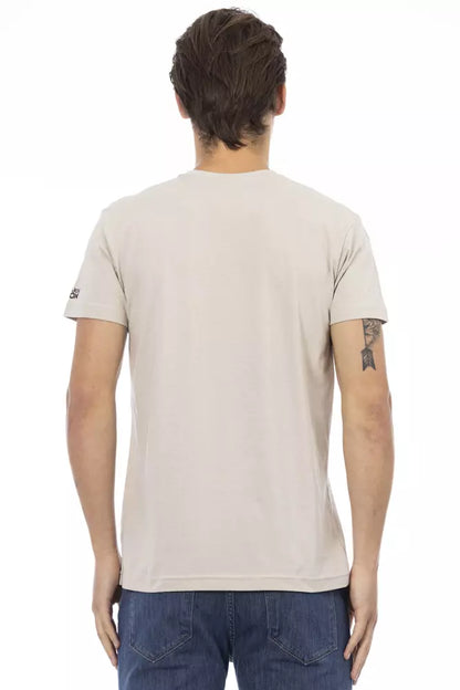T-shirt Trussardi Action en coton beige pour homme