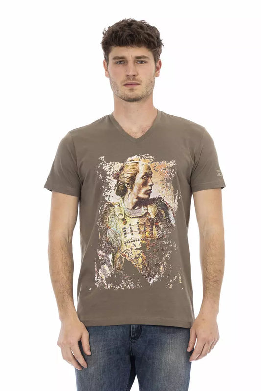 T-shirt Trussardi Action en coton marron pour homme