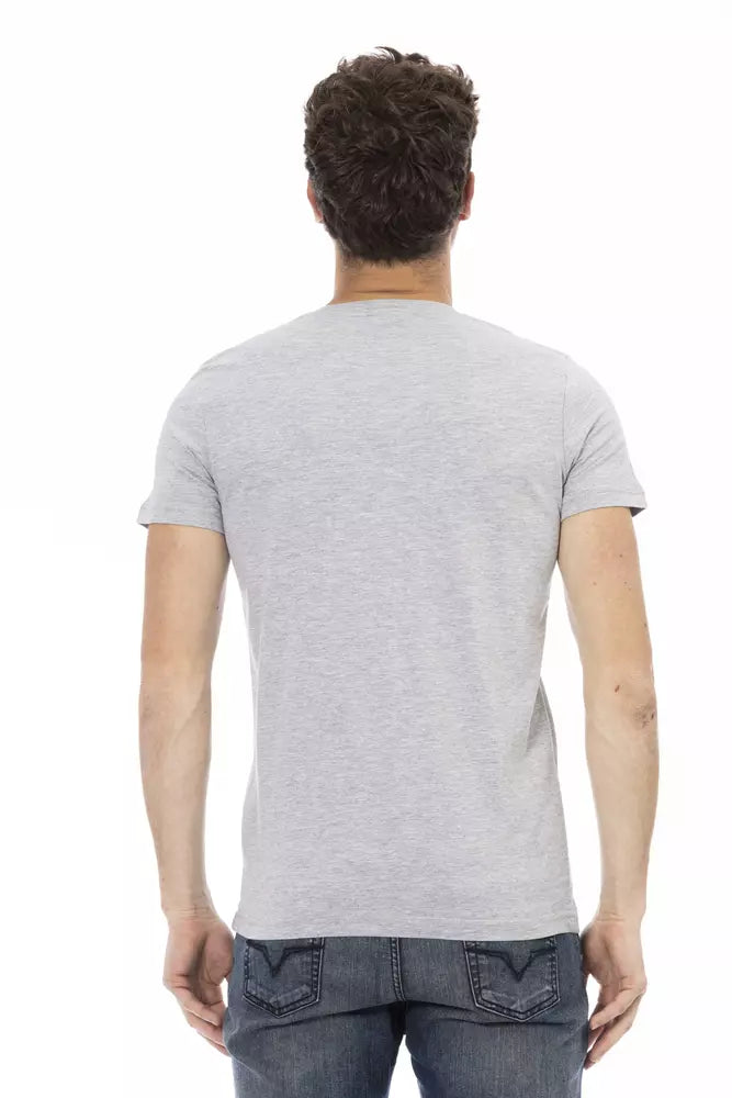 T-shirt Trussardi Action en coton gris pour homme