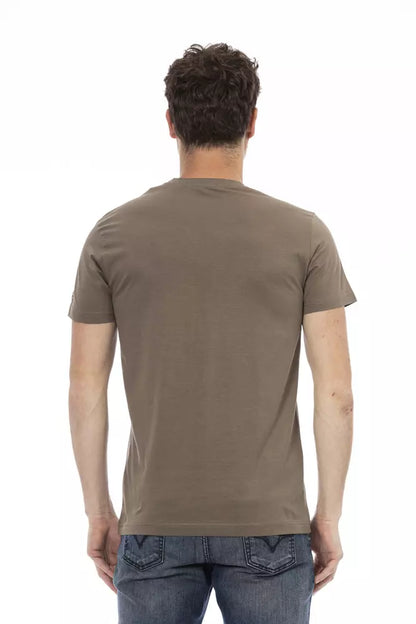 T-shirt Trussardi Action en coton marron pour homme
