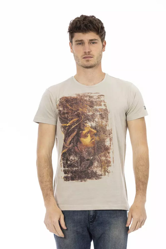 T-shirt Trussardi Action en coton beige pour homme