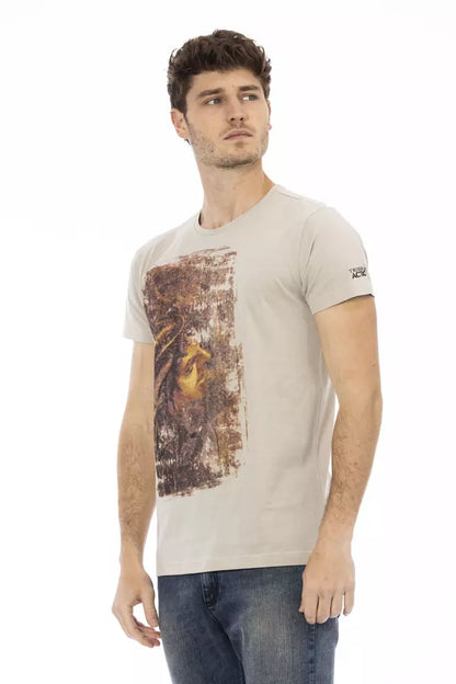 T-shirt Trussardi Action en coton beige pour homme
