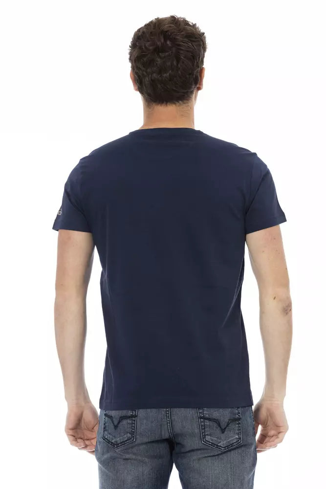 T-shirt Trussardi Action en coton bleu pour homme
