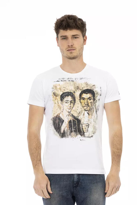 T-shirt Trussardi Action en coton blanc pour homme