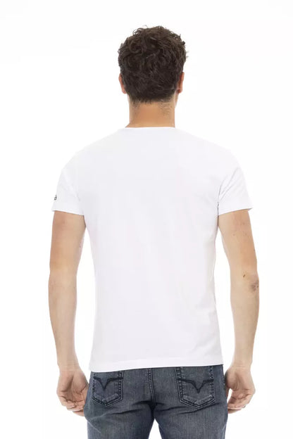 T-shirt Trussardi Action en coton blanc pour homme