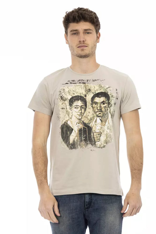 T-shirt Trussardi Action en coton beige pour homme
