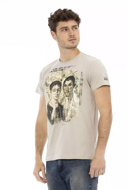 T-shirt Trussardi Action en coton beige pour homme