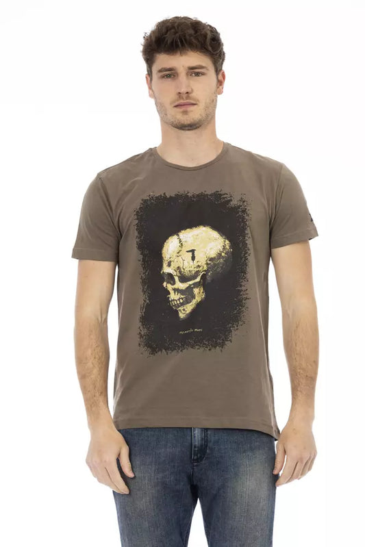 T-shirt Trussardi Action en coton marron pour homme