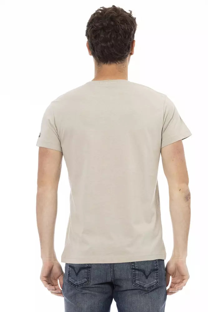 T-shirt Trussardi Action en coton beige pour homme