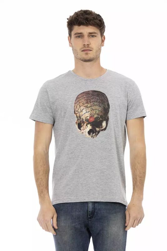 T-shirt Trussardi Action en coton gris pour homme