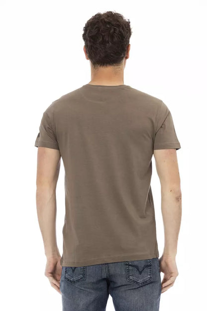 T-shirt Trussardi Action en coton marron pour homme