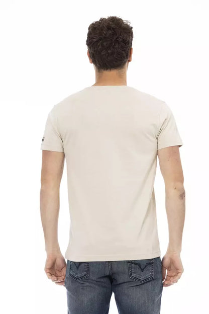 T-shirt Trussardi Action en coton beige pour homme