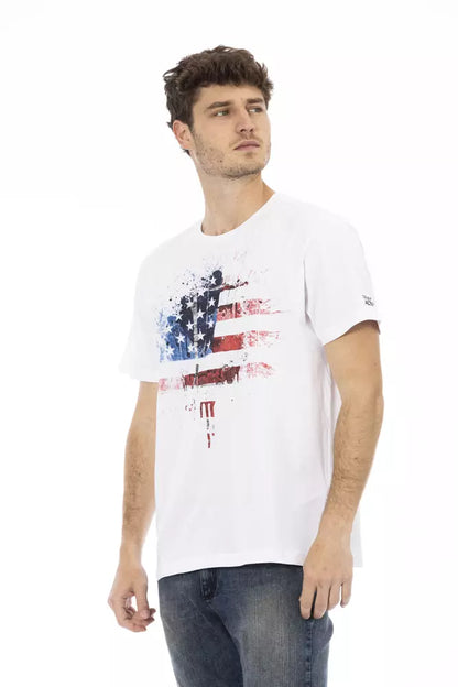 T-shirt homme Trussardi Action en coton blanc