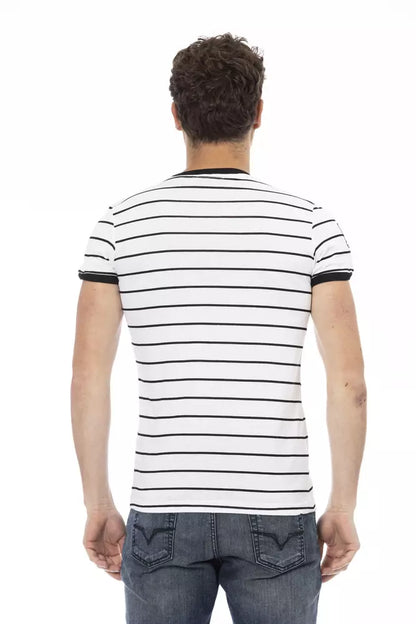 T-shirt Trussardi Action en coton blanc pour homme