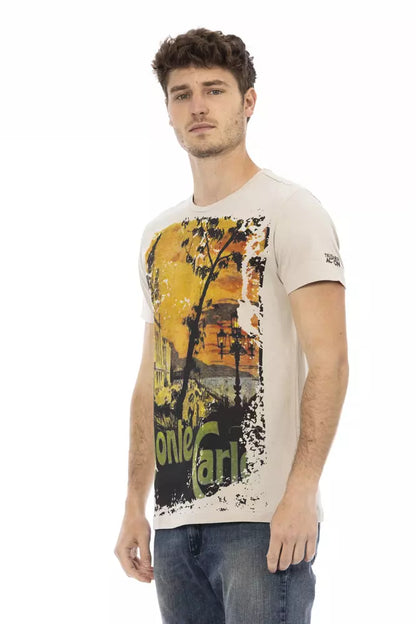 T-shirt Trussardi Action en coton beige pour homme