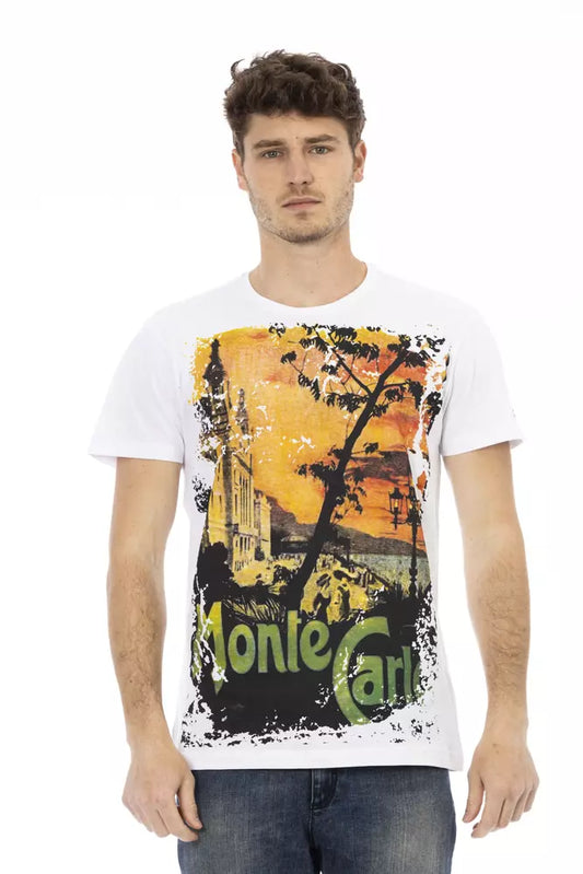 T-shirt homme Trussardi Action en coton blanc