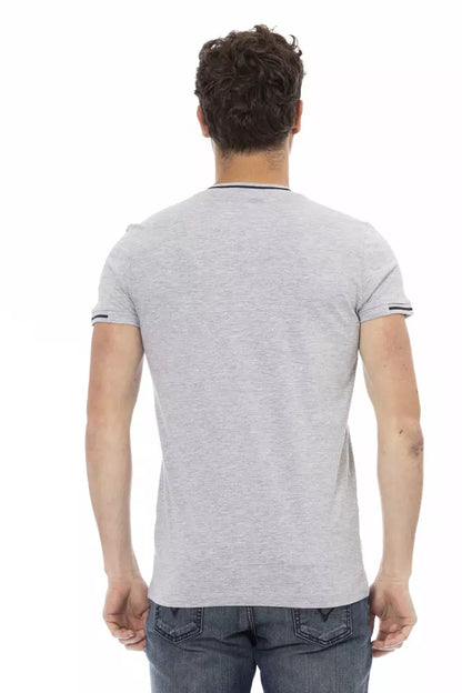T-shirt Trussardi Action en coton gris pour homme