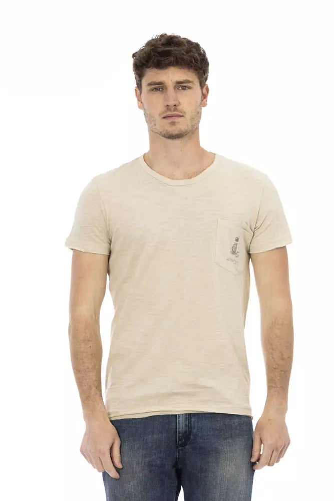 T-shirt Trussardi Action en coton beige pour homme