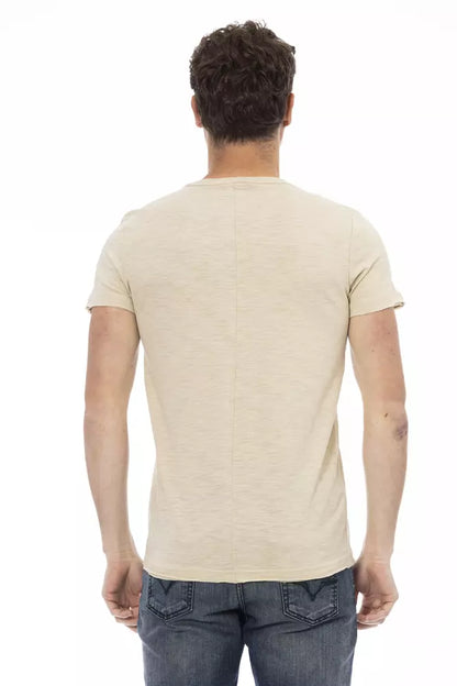 T-shirt Trussardi Action en coton beige pour homme