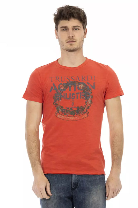 T-shirt Trussardi Action en coton rouge pour homme