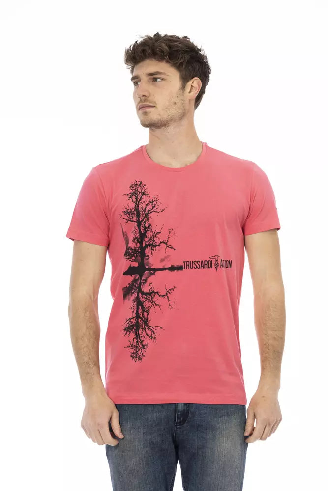 T-shirt Trussardi Action multicolore en coton pour homme