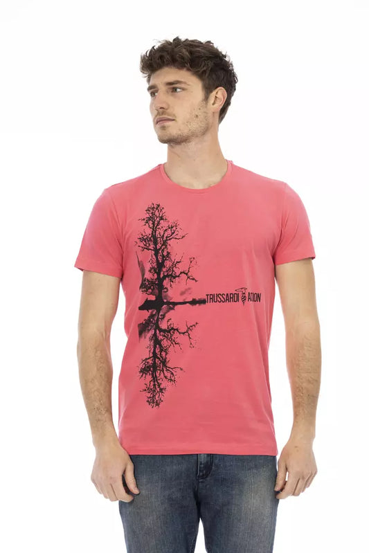 T-shirt Trussardi Action multicolore en coton pour homme