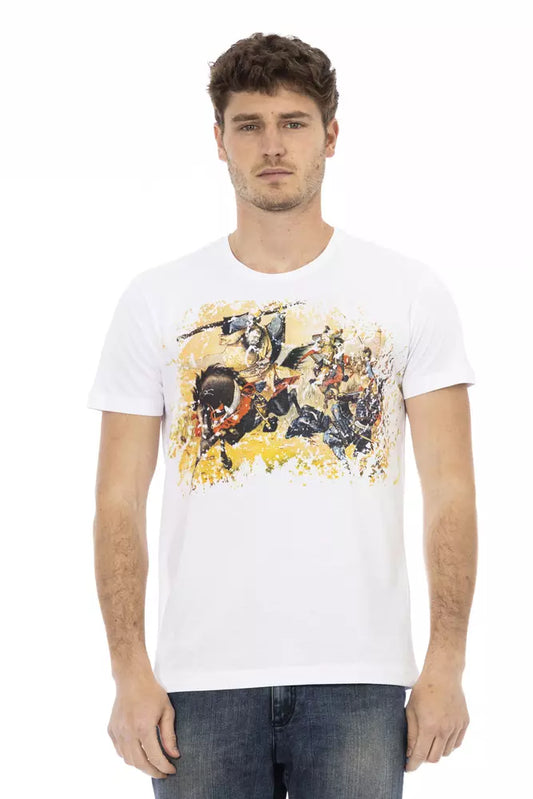 T-shirt Trussardi Action en coton blanc pour homme