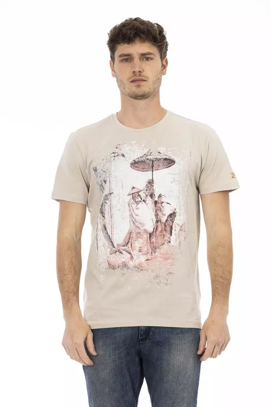 T-shirt Trussardi Action en coton beige pour homme