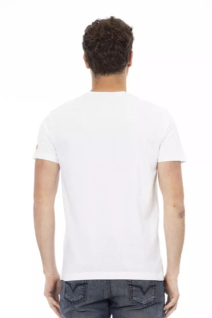 T-shirt Trussardi Action en coton blanc pour homme