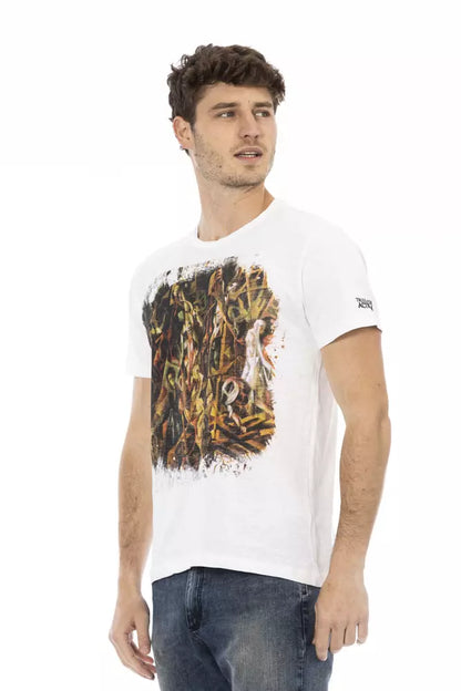 T-shirt homme Trussardi Action en coton blanc