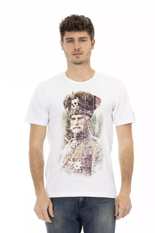 T-shirt Trussardi Action en coton blanc pour homme