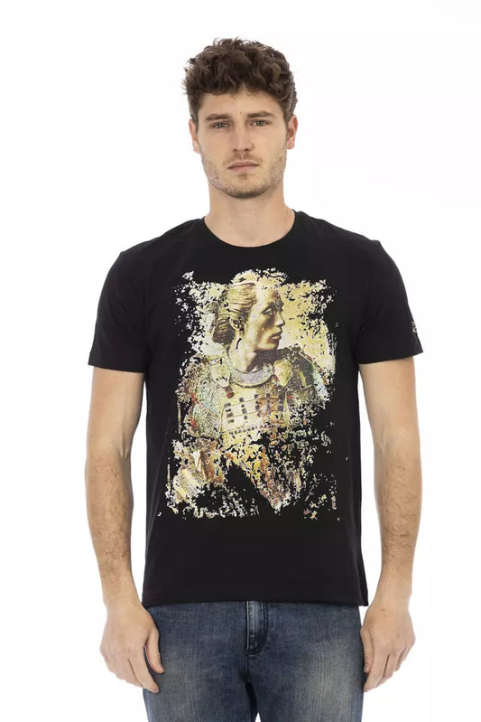 Trussardi Action « T-shirt homme en coton noir »