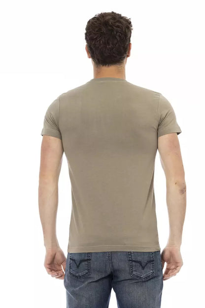 T-shirt Trussardi Action en coton vert pour homme