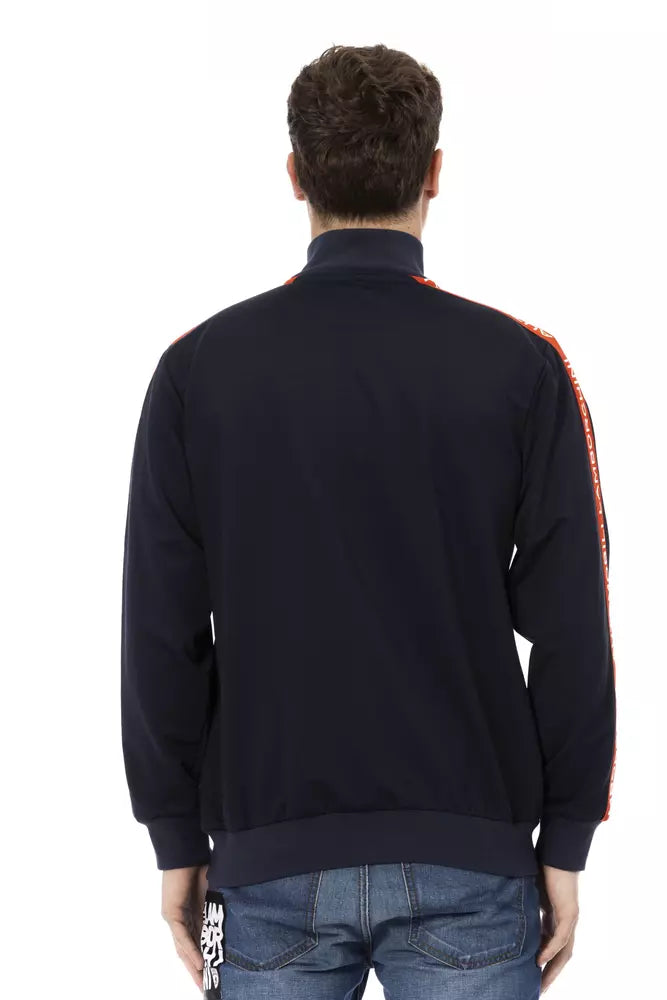 Automobili Lamborghini Blue Polyester Men Sweatshirt by Automobili Lamborghini