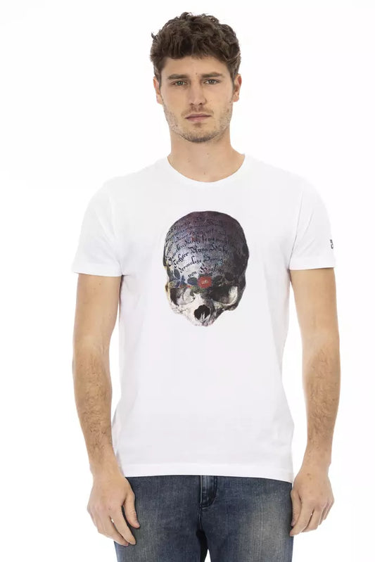 T-shirt Trussardi Action en coton blanc pour homme