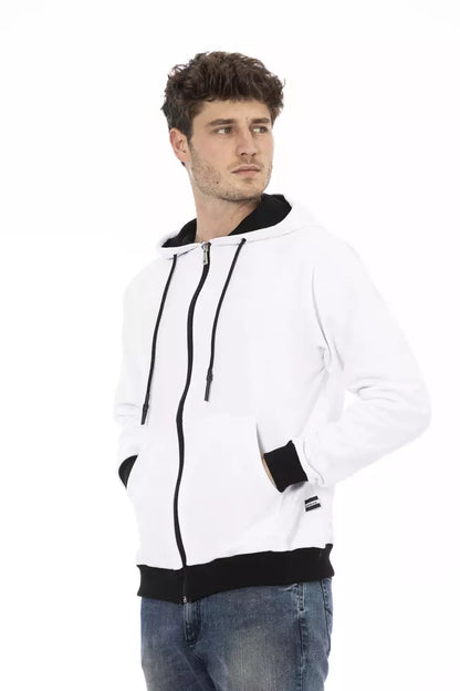 Baldinini Trend White Cotton Men Sweater by Baldinini Trend