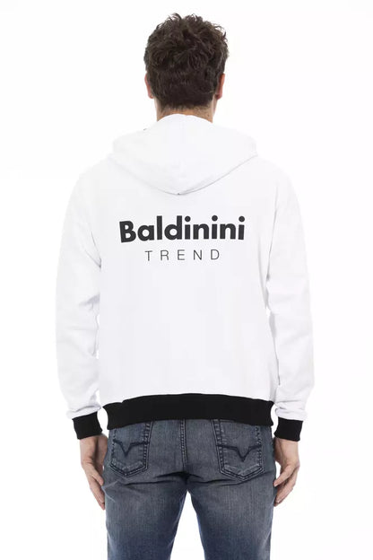 Baldinini Trend White Cotton Men Sweater by Baldinini Trend