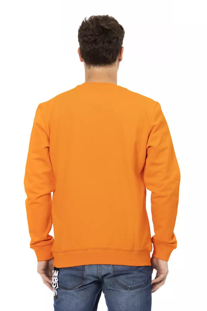 Automobili Lamborghini Orange Cotton Men Sweater by Automobili Lamborghini