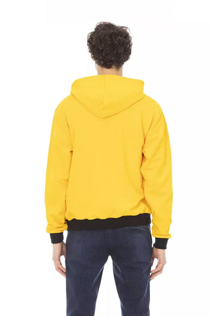 Baldinini Trend Yellow Cotton Men Sweater by Baldinini Trend